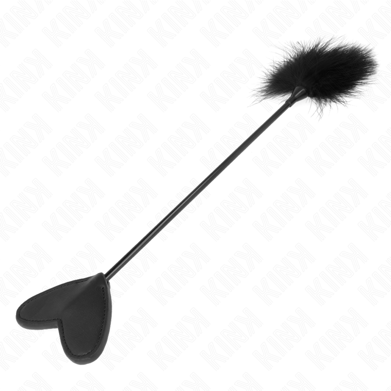 Kink Impact & Touch-Duster con Penne e Paddle Cuore 31 cm · Accessori BDSM (immagine 2)