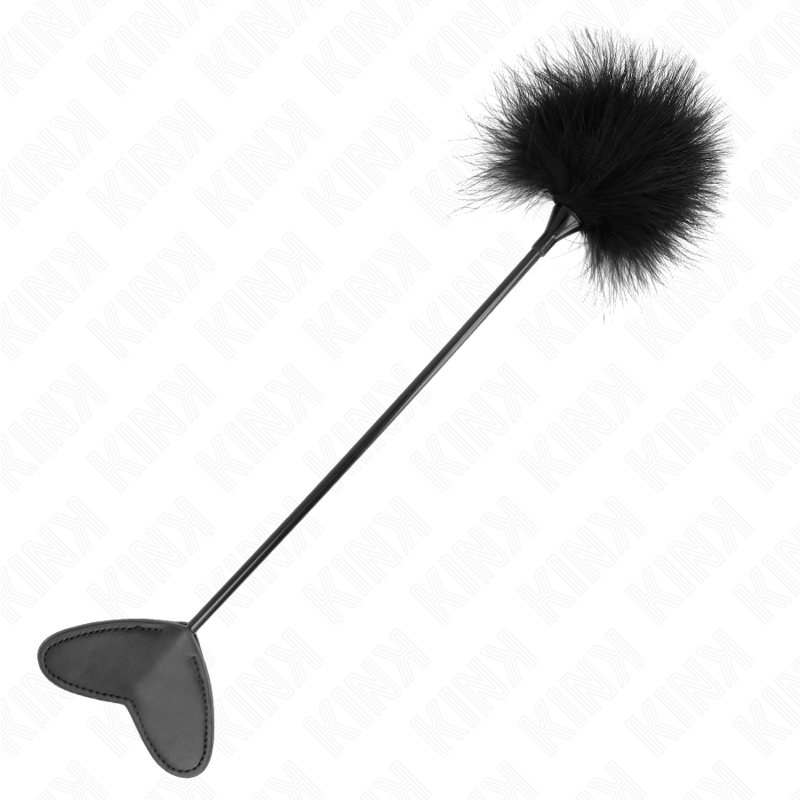 Kink Impact & Touch-Duster con Penne e Paddle Cuore 31 cm · Accessori BDSM (immagine 3)