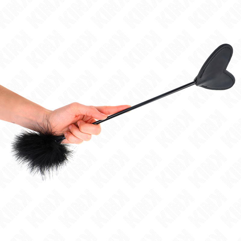 Kink Impact & Touch-Duster con Penne e Paddle Cuore 31 cm · Accessori BDSM (immagine 5)