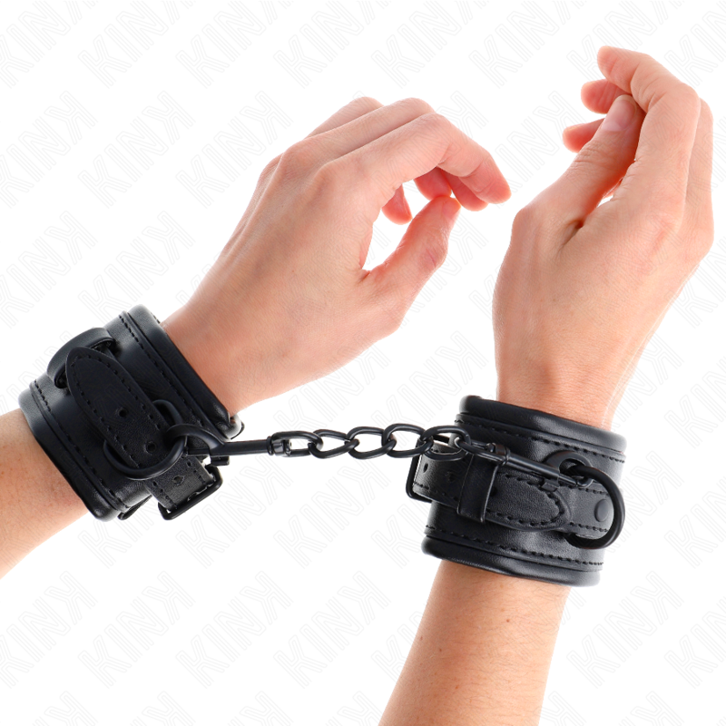 Kink Wrist Restraint-Manici per Polsini Neri 1 Kink Wrist Restraint-Manici per Polsini Neri · Bondage & Manette