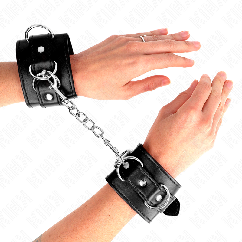 Kink Wrist Restraint-3 Polsini per Polsini con D-ring · Bondage & Manette