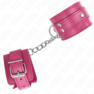 Kink Wrist Restraint-3 D-ring Maniglie per Polsini-Rosa 7 Kink Wrist Restraint-3 D-ring Maniglie per Polsini-Rosa · Bondage & Manette (immagine 3)