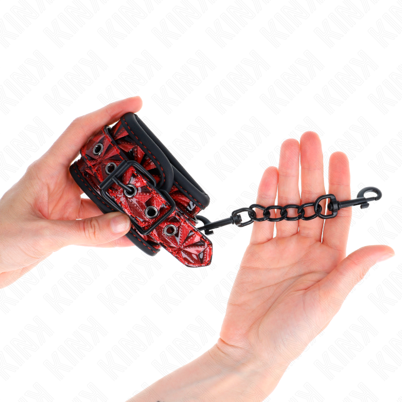 Kink Wrist Restraint-Manette per Polsini con Modello Diamond · Bondage & Manette (immagine 4)