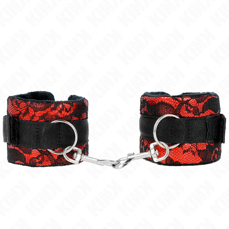 Kink Wrist Restraint-Manette di velluto con pizzo e 2 Kink Wrist Restraint-Manette di velluto con pizzo e · Bondage & Manette (imaginea 2)