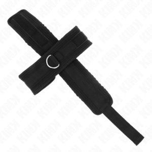 Kink Wrist Restraint-Cross Cuffs Black 34 X 5.5 cm 7 Kink Wrist Restraint-Cross Cuffs Black 34 X 5.5 cm · Bondage & Manette (imaginea 3)