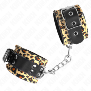 Kink Wrist Restraint-Manette per polso in pelle naturale · Bondage & Manette (imaginea 3)