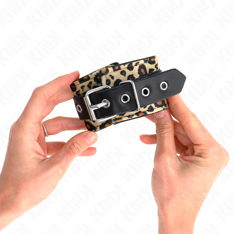 Kink Wrist Restraint-Manette per polso in pelle naturale · Bondage & Manette (imaginea 4)