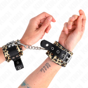 Kink Wrist Restraint-Manette per polso in pelle naturale