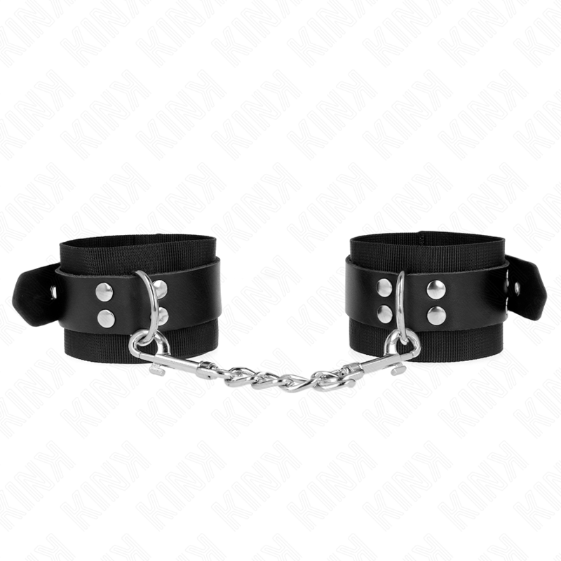 Kink Wrist Restraint-Nylon Wrist Restraints Nero con cinturino 2 Kink Wrist Restraint-Nylon Wrist Restraints Nero con cinturino · Bondage & Manette (imaginea 2)