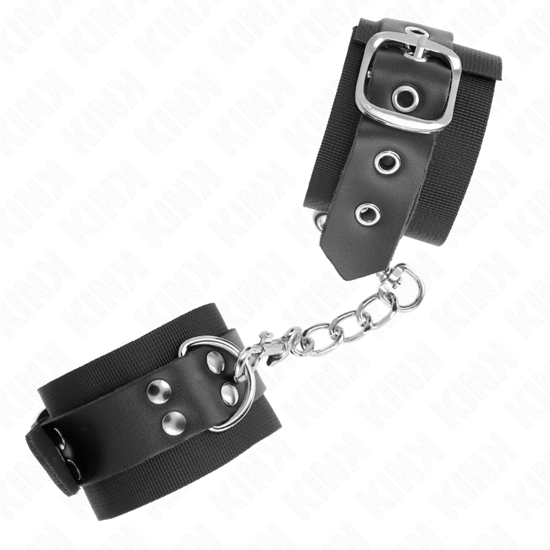 Kink Wrist Restraint-Nylon Wrist Restraints Nero con cinturino 3 Kink Wrist Restraint-Nylon Wrist Restraints Nero con cinturino · Bondage & Manette (imaginea 3)