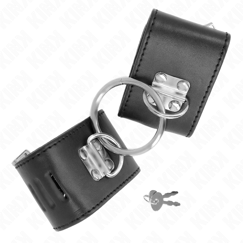 Kink Wrist Restraint-Manette Fisse per Polsini con Anelli 2 Kink Wrist Restraint-Cătușe Fixe pentru Încheieturi cu Inele · Bondage & Catuse (imaginea 2)