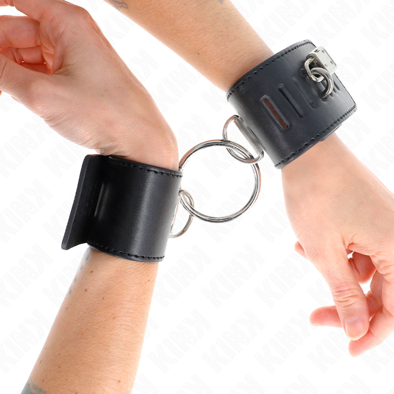 Kink Wrist Restraint-Manette Fisse per Polsini con Anelli
