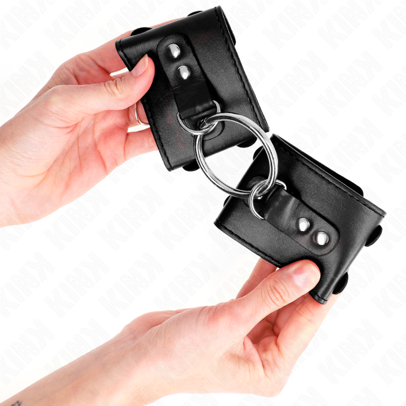 Kink Wrist Restraint-Polsini Fissi per Polsini con Anello e · Bondage & Manette (imaginea 4)