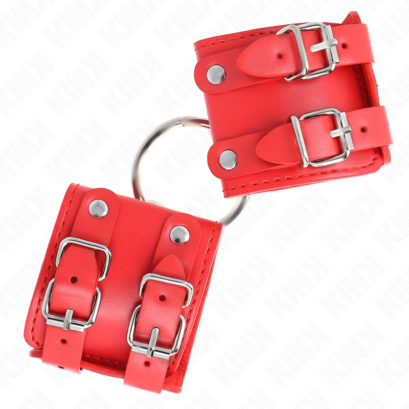 Kink Wrist Restraint-Manette fisse per i polsi con anello 2 Kink Wrist Restraint-Manette fisse per i polsi con anello · Bondage & Manette (imaginea 2)