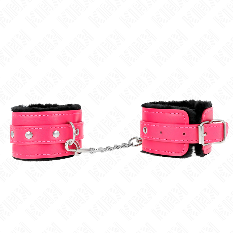 Kink Wrist Restraint-Polsini imbottiti con Nero, Rosa 2 Kink Wrist Restraint-Polsini imbottiti con Nero, Rosa · Bondage & Manette (imaginea 2)
