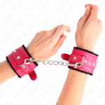 Kink Wrist Restraint-Mansete pentru Încheieturi Căptușite cu-Negru, Roz · Bondage & Catuse