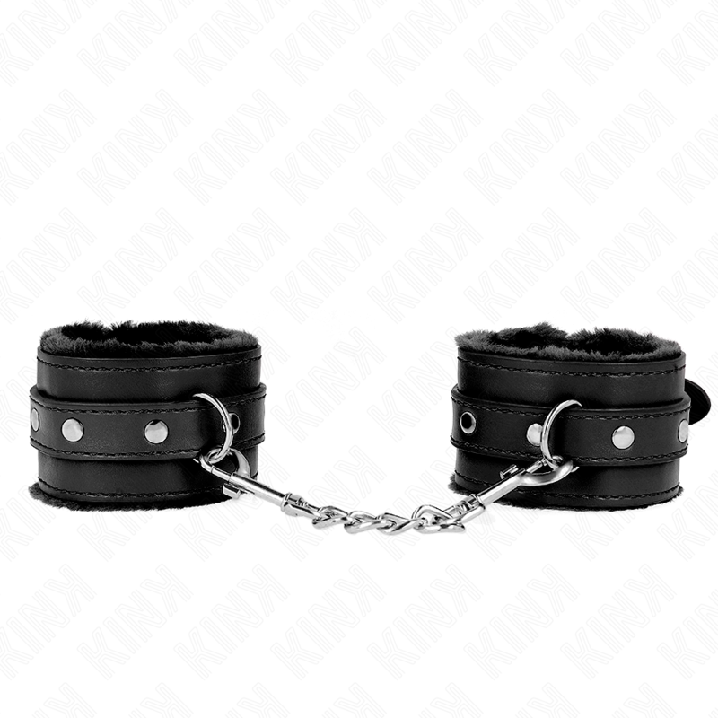Kink Wrist Restraint-Manette Premium Imbottite di Pelliccia Nera 2 Kink Wrist Restraint-Manette Premium Imbottite di Pelliccia Nera · Bondage & Manette (imaginea 2)
