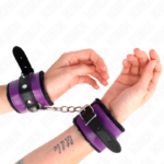Kink Wrist Restraint-Premium Polsini imbottiti di pelliccia nera · Bondage & Manette