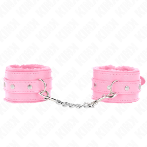 Kink Wrist Restraint-Premium Manchete Căptușite cu Blană Roz · Bondage & Catuse (imaginea 2)