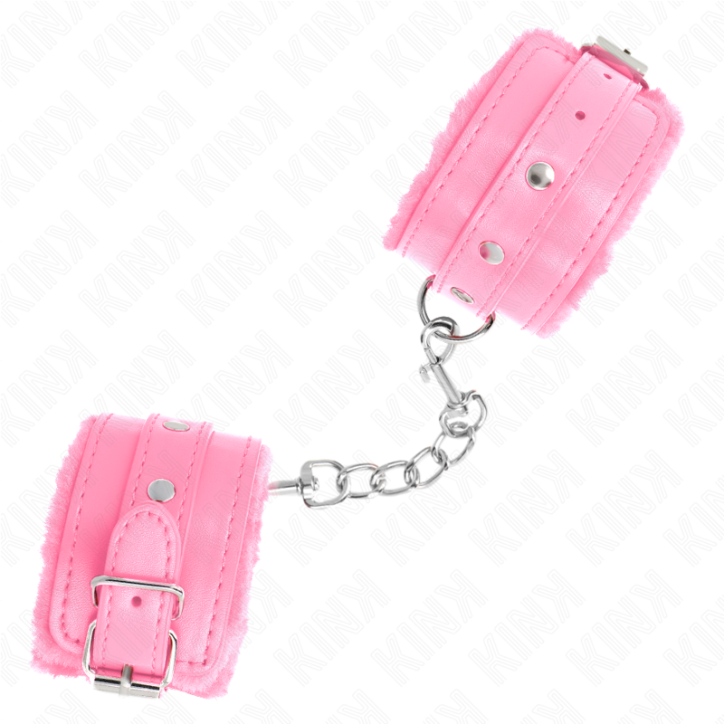 Kink Wrist Restraint-Premium Polsini imbottiti con pelliccia Rosa 3 Kink Wrist Restraint-Premium Manchete Căptușite cu Blană Roz · Bondage & Catuse (imaginea 3)
