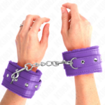 Kink Wrist Restraint-Polsini imbottiti con Viola · Bondage & Manette
