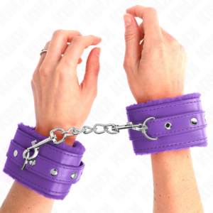 Kink Wrist Restraint-Polsini imbottiti con Viola