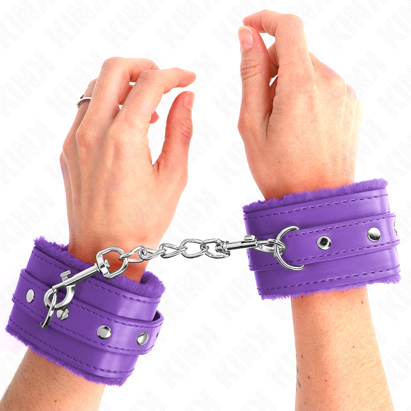 Kink Wrist Restraint-Polsini imbottiti con Viola