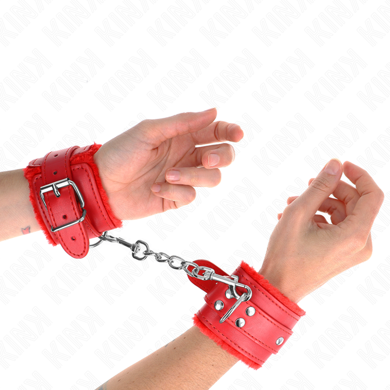 Kink Wrist Restraint-Polsini imbottiti con Rosso 1 Kink Wrist Restraint-Polsini imbottiti con Rosso · Bondage & Manette