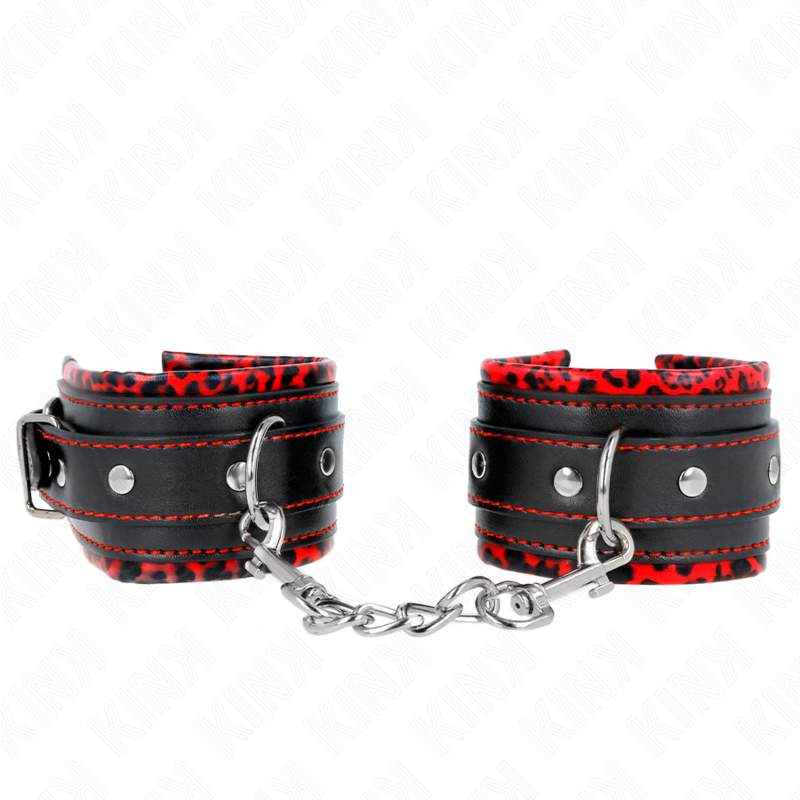 Kink Wrist Restraint-Manette per polsini imbottite con Rosso, Nero 2 Kink Wrist Restraint-Manette per polsini imbottite con Rosso, Nero · Bondage & Manette (imaginea 2)