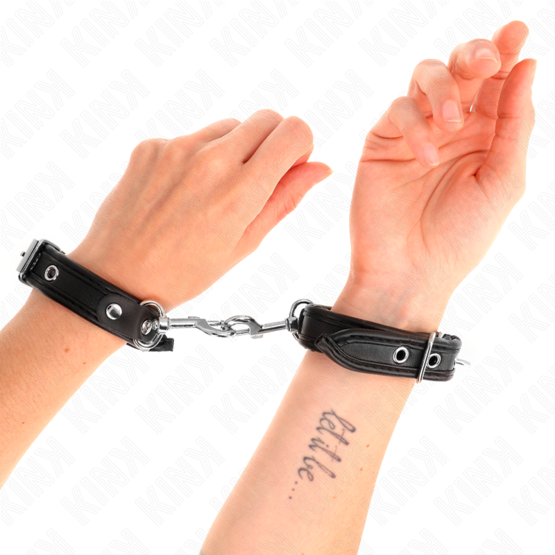 Kink Wrist Restraint-Mini Braccialetti per Polsini Neri · Bondage & Manette