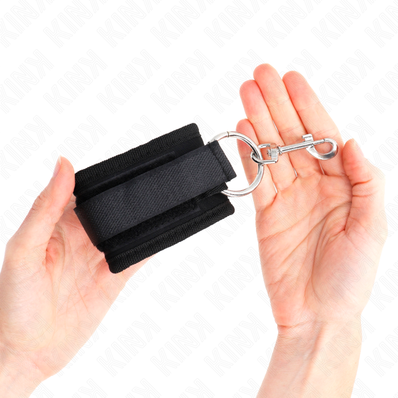 Kink Wrist Restraint-Polsini per polsini neri regolabili · Bondage & Manette (imaginea 4)