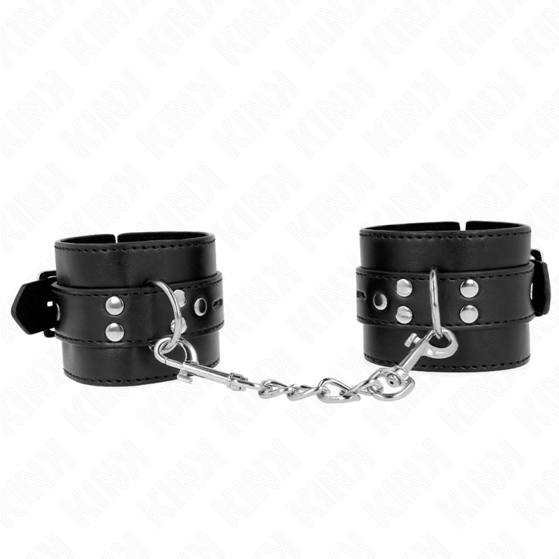 Kink Wrist Restraint-Manette da polso nere con cinturino Nera 2 Kink Wrist Restraint-Manette da polso nere con cinturino Nera · Bondage & Manette (imaginea 2)