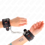 Kink Wrist Restraint-Manette per Polsini Neri · Bondage & Manette