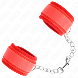 Kink Wrist Restraint-Manette in neoprene per polsini Rosso 42 X 7 Kink Wrist Restraint-Manette in neoprene per polsini Rosso 42 X · Bondage & Manette (imaginea 3)