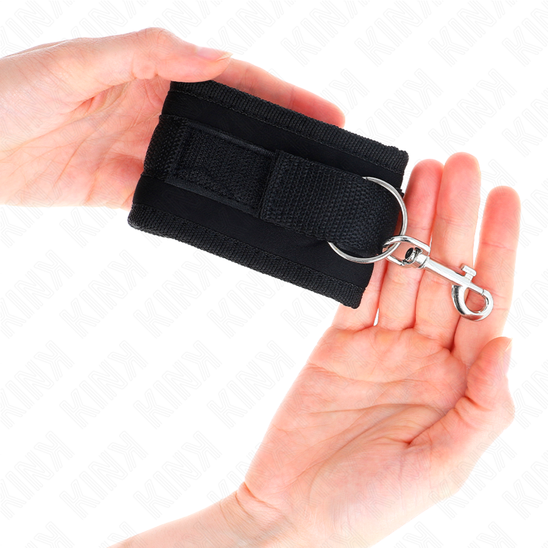 Kink Wrist Restraint-Manette da polso Nylon Hook&loop Nero · Bondage & Manette (immagine 4)