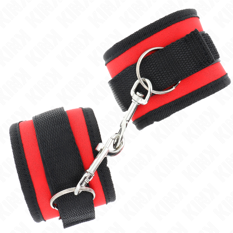 Kink Wrist Restraint-Braccialetti in nylon con Hook&loop · Bondage & Manette (immagine 3)