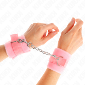 Kink Wrist Restraint-Manette per Principianti Rosa 30 X 7 cm