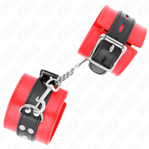 Kink Wrist Restraint-Polsini rossi con cinturino 7 Kink Wrist Restraint-Polsini rossi con cinturino · Bondage & Manette (imaginea 3)
