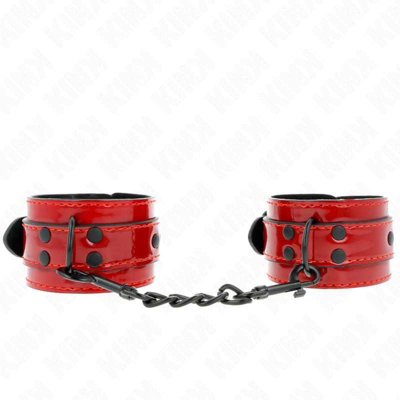 Kink Wrist Restraint-Polsini per polsini Rosso Chiuso 23 X 2 Kink Wrist Restraint-Polsini per polsini Rosso Chiuso 23 X · Bondage & Manette (imaginea 2)