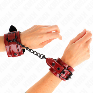 Kink Wrist Restraint-Polsini per polsini Rosso Chiuso 23 X