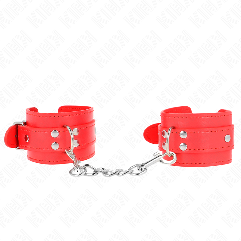 Kink Wrist Restraint-Manette Semplici per Polsini Rossi 2 Kink Wrist Restraint-Manette Semplici per Polsini Rossi · Bondage & Manette (imaginea 2)