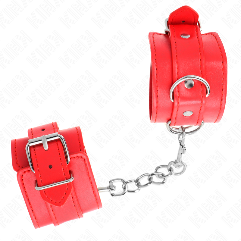Kink Wrist Restraint-Manette Semplici per Polsini Rossi 3 Kink Wrist Restraint-Manette Semplici per Polsini Rossi · Bondage & Manette (imaginea 3)