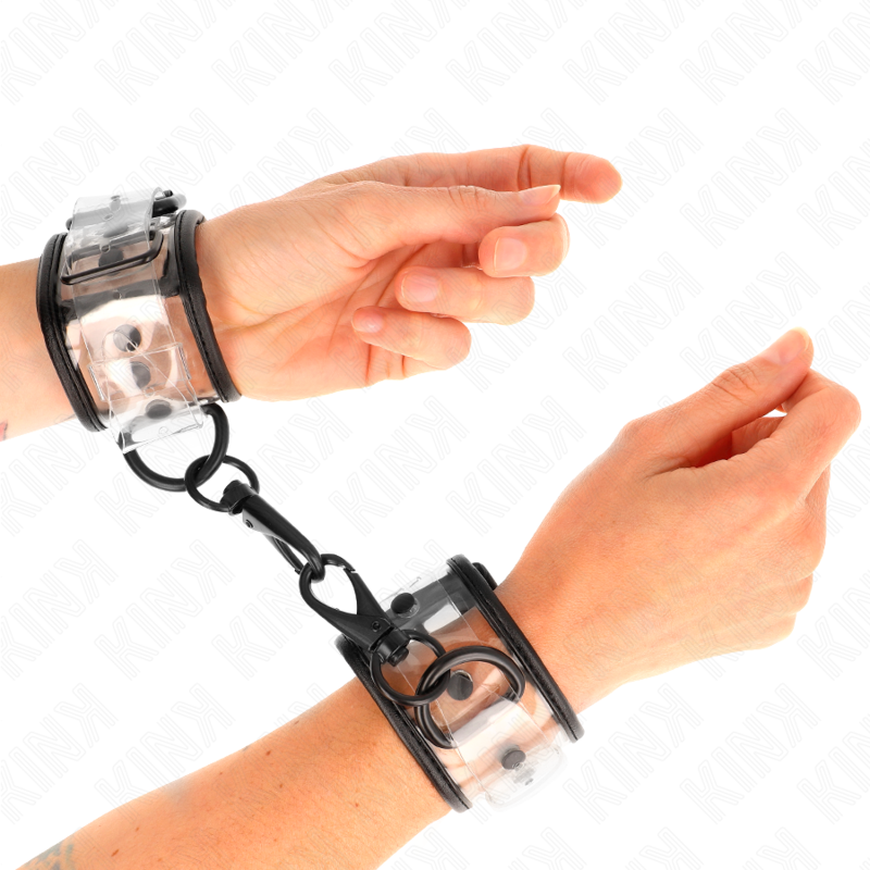 Kink Wrist Restraint-Manette Trasparente per Polsini