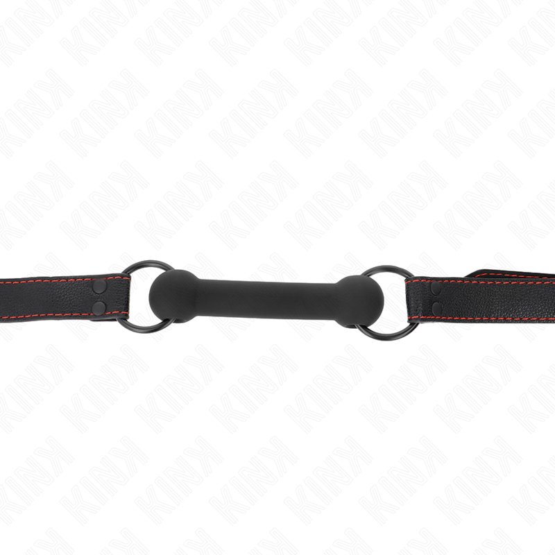 Kink Collar & Gag-Bone Gag con Cinturino Imitazione Pelle Nero 2 Kink Collar & Gag-Bone Gag con Cinturino Imitazione Pelle Nero · Bondage & Manette (imaginea 2)