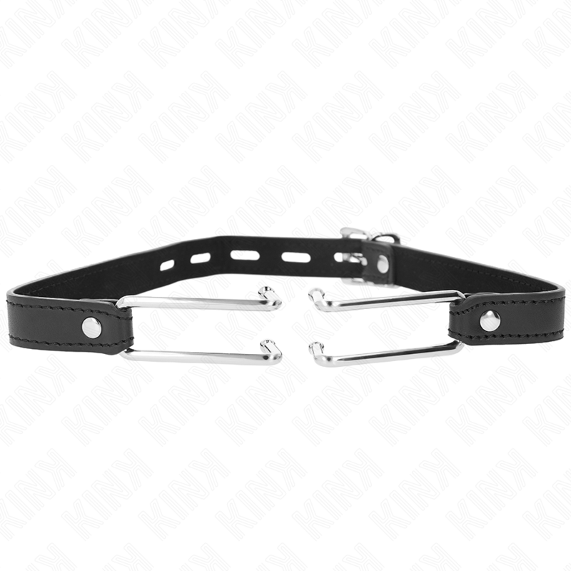 Kink Collar & Gag-Gag con Gancio in metallo 11.5 cm con Barra 1 Kink Collar & Gag-Gag con Gancio in metallo 11.5 cm con Barra · Bondage & Manette