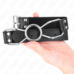 Kink Collar & Gag-Spider Mouth Gag 60 X 3 cm Taglia S · Bondage & Manette (immagine 3)