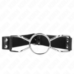 Kink Collar & Gag-Spider Mouth Gag 60 X 3 cm, Dimensione L 5 cm · Bondage & Manette
