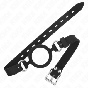 Kink Collar & Gag-Silicone O-ring 5 cm Gag 56 cm · Bondage & Manette (imaginea 2)