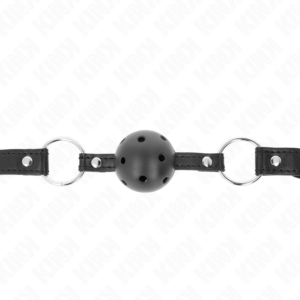 Kink Collar & Gag-Gag Palla Nera 4.5 cm Modello 1 63.5 X 2 cm 7 Kink Collar & Gag-Gag Palla Nera 4.5 cm Modello 1 63.5 X 2 cm · Bondage & Manette (imaginea 3)