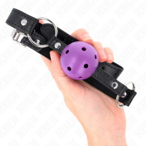 Kink Collar & Gag-Gag Palla Solida Tagliata Viola 4.5 cm 63.5 X 2 cm 7 Kink Collar & Gag-Gag Palla Solida Tagliata Viola 4.5 cm 63.5 X 2 cm · Bondage & Manette (imaginea 3)
